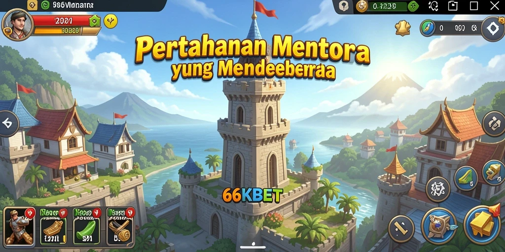 Gameplay menakjubkan dari 66KBET di Tower Defense.