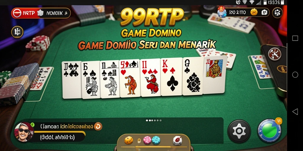 Gameplay seru dan kompetitif dalam game Domino 99RTP.