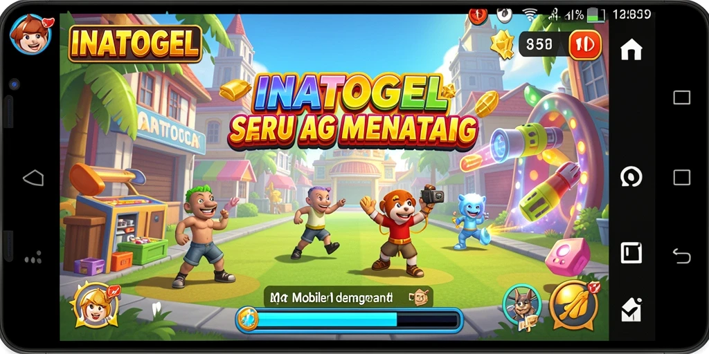 Tampilan gameplay seru dan menantang di INATOGEL.