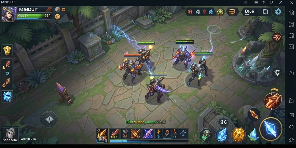 Screenshot gameplay SLG yang menampilkan strategi dan pembangunan kerajaan.