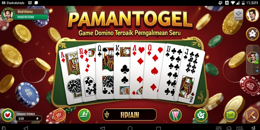 Screenshot utama PAMANTOGEL menampilkan gameplay seru dan interaksi pemain.