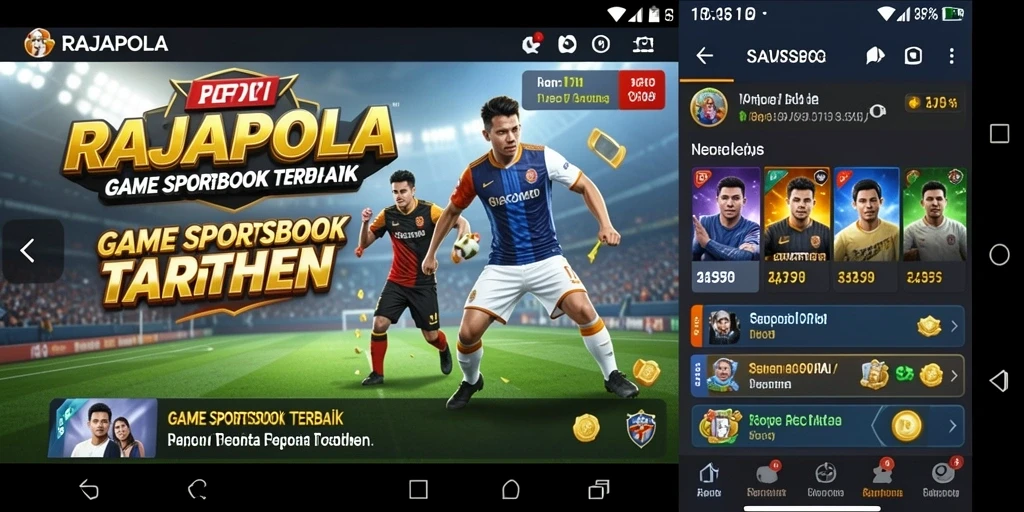 Tangkapan layar gameplay Sportsbook RAJAPOLA dengan informasi taruhan yang jelas.