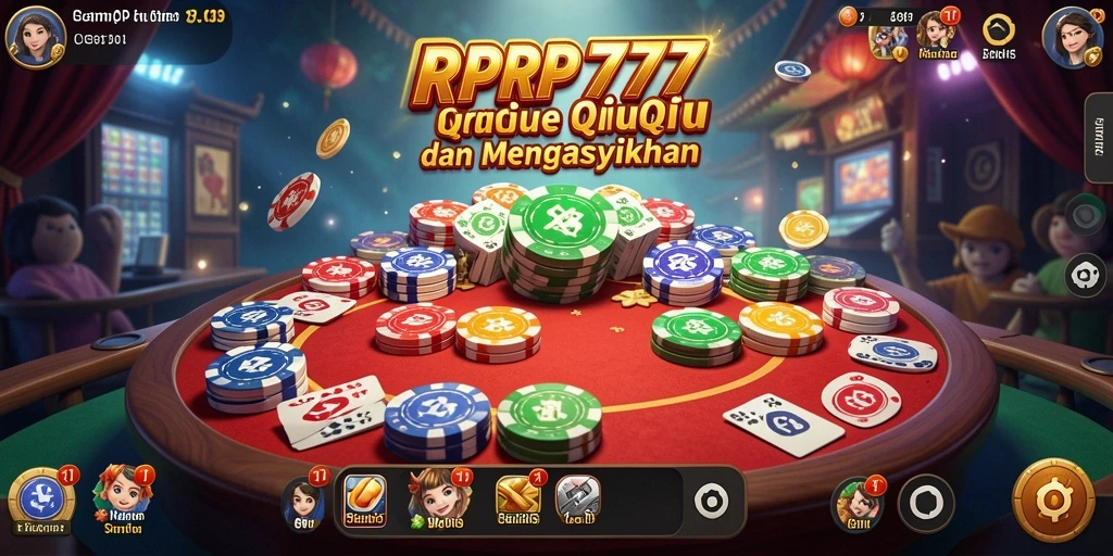 Tampilan gameplay QiuQiu yang menarik dan interaktif.