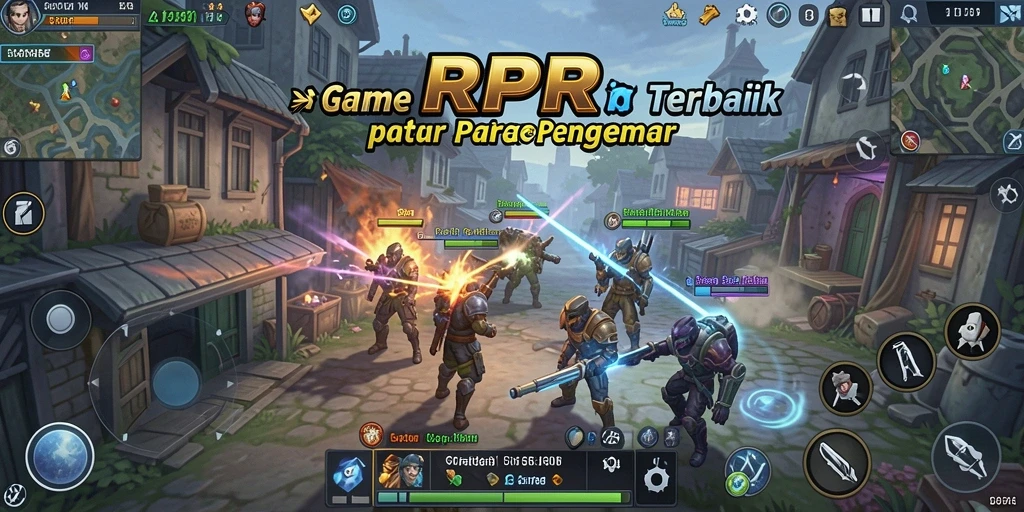 Screenshot gameplay RPRR yang menampilkan strategi mendebarkan.