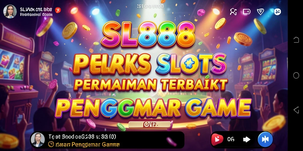 Screenshot utama SL888 menampilkan gameplay slot yang menarik.