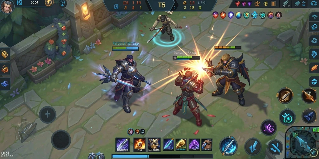 Tampilan gameplay seru T6 dengan aksi pertarungan tim.