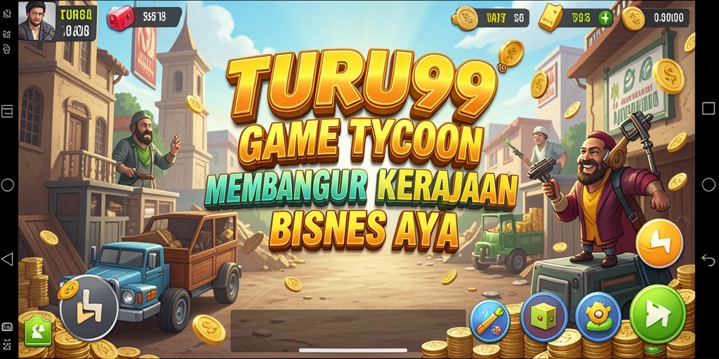 Screenshot menunjukkan gameplay seru dan strategi dalam TURU99.